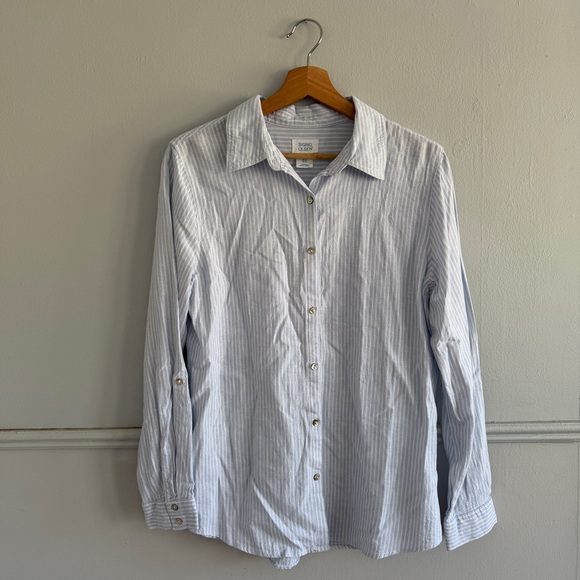 SIGRID OLSEN > Linen Button Down - Picture 4 of 5